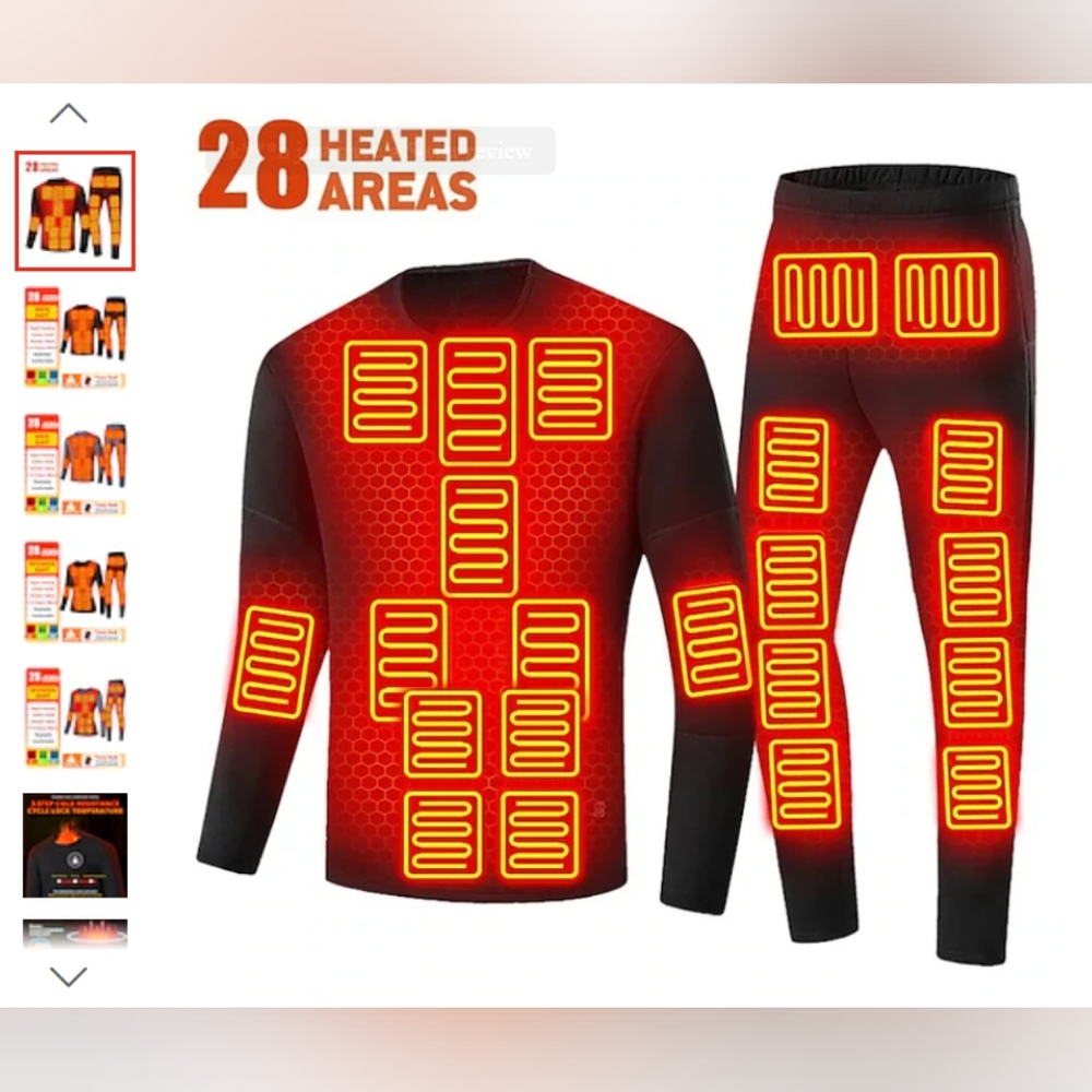 *Brand new* heated men thermal